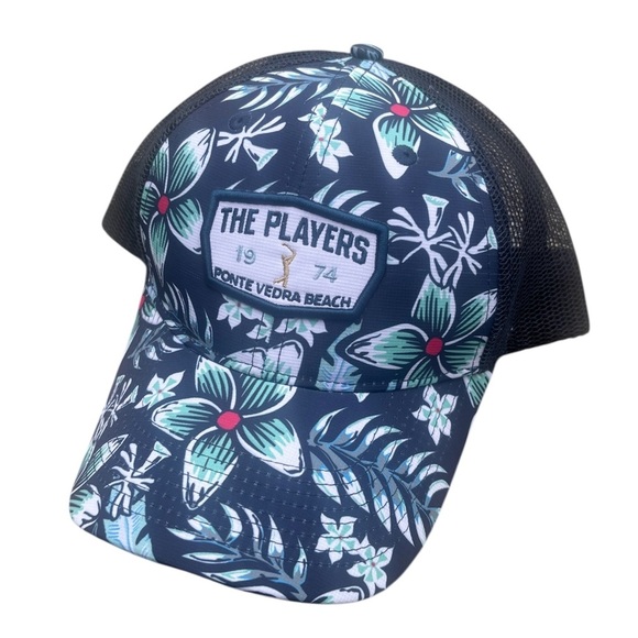NWOT Ahead The Players Championship Ponte Verde Beach Golf Mesh SnapBack Hat - Picture 1 of 7